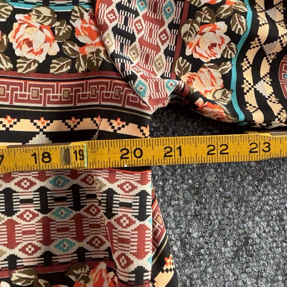 Happening in the Present Sheer Wrap Floral Print Y2K Womens M - Picture 5 of 7